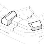 Projet de construction d’une double habitation - projet à Saint-Renan dans le Finistère en Bretagne. Projet réalisé par l'Atelier Cédric Didat