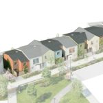 Créations de 14 maisons sur Brest en équipe avec deux autres architectes - projet à Brest dans le Finistère en Bretagne. Projet réalisé en partie par l'Atelier Cédric Didat ( 5 des 14 maisons)