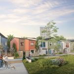 Créations de 14 maisons sur Brest en équipe avec deux autres architectes - projet à Brest dans le Finistère en Bretagne. Projet réalisé en partie par l'Atelier Cédric Didat ( 5 des 14 maisons)