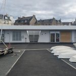 Construction d’un centre nautique - projet à Roscoff dans le Finistère en Bretagne. Projet réalisé par l'Atelier Cédric Didat