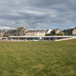 Construction d’un centre nautique - projet à Roscoff dans le Finistère en Bretagne. Projet réalisé par l'Atelier Cédric Didat