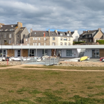 Construction d’un centre nautique - projet à Roscoff dans le Finistère en Bretagne. Projet réalisé par l'Atelier Cédric Didat