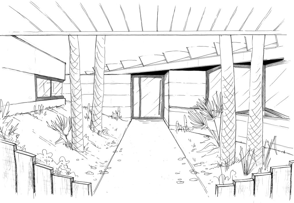 Création d'un garage - projet à Brest dans le Finistère en Bretagne. Projet réalisé par l'Atelier Cédric Didat - garage réalisé dans le cadre SOS ARCHI (demande urgente)