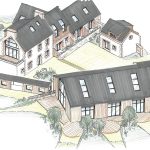Réhabilitation d’une ancienne longère en un gîte - projet à Kerlouan dans le Finistère en Bretagne. Projet réalisé par l'Atelier Cédric Didat