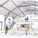 Réhabilitation d’une ancienne longère en un gîte - projet à Kerlouan dans le Finistère en Bretagne. Projet réalisé par l'Atelier Cédric Didat